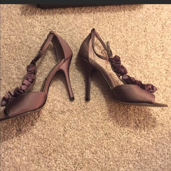 Steve Madden Pewter High Heels - Picture 3 of 3